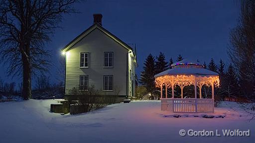 Holiday Gazebo_32455-8.jpg - Photographed at the Heritage House Museum in Smiths Falls, Ontario, Canada.